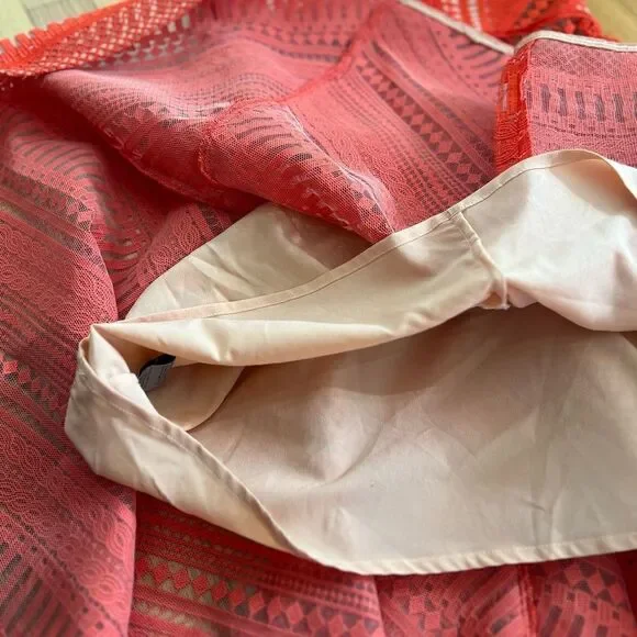 Thurley Halley's Comet Fit-&-Flare Dress Red Orange Mandarin - Picture 9 of 10